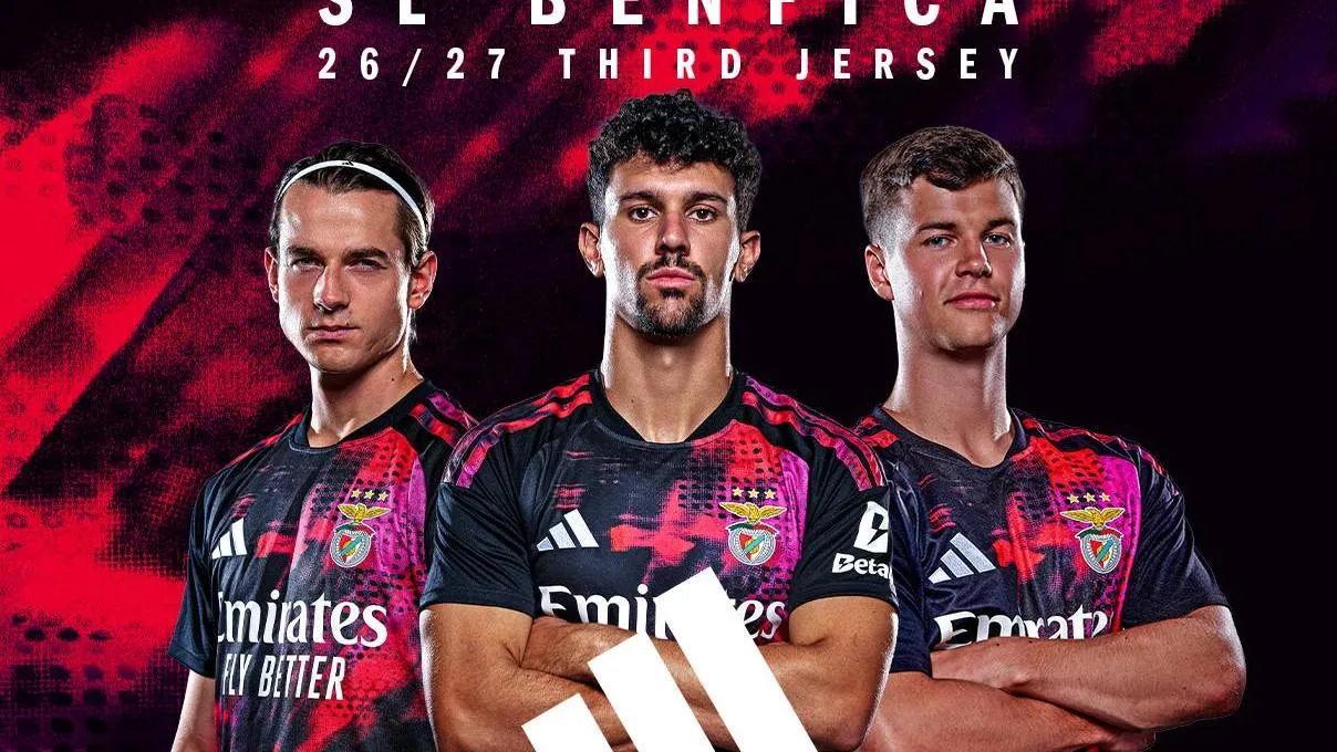 Benfica Apresenta Nova Camisola com Tons de Vermelho e Fuchsia - Terceiro Anel
